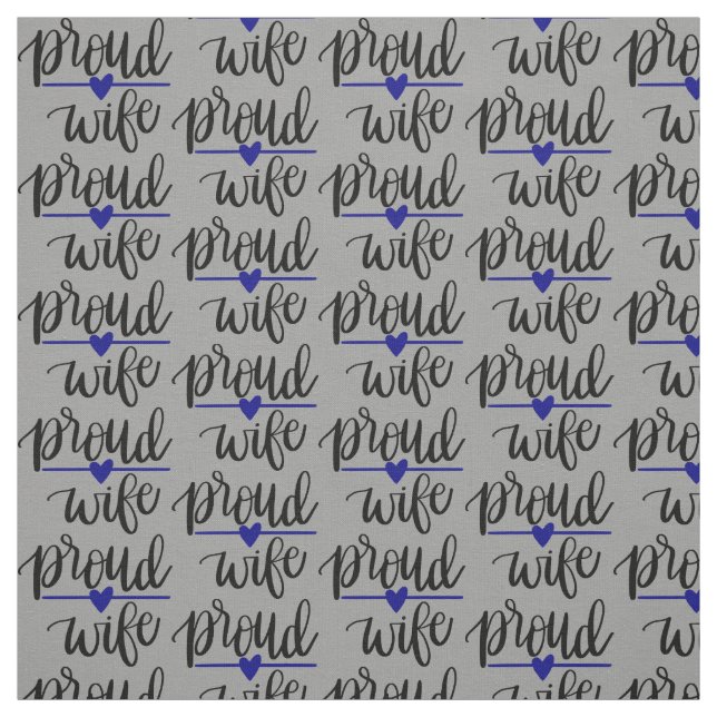 PoliceWife Fabric (Swatch)