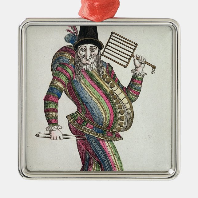 Polichinelle Metal Tree Decoration (Front)