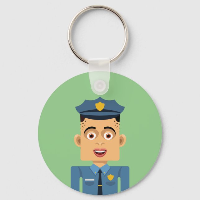 Policia Key Ring (Front)