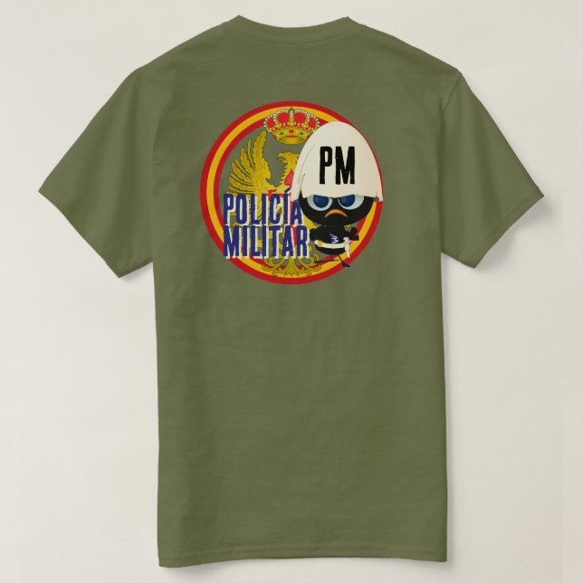 POLICÍA MILITAR T-Shirt (Design Back)