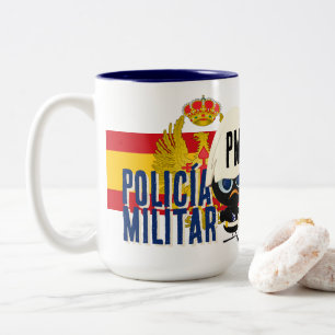 POLICÍA MILITAR Two-Tone COFFEE MUG