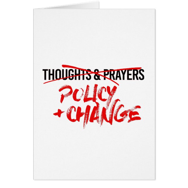 Policy and Change Now (Front)