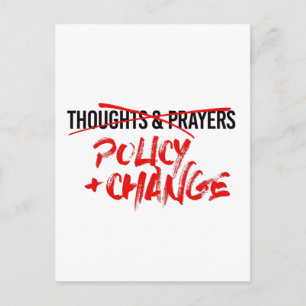 Policy and Change Now Postcard