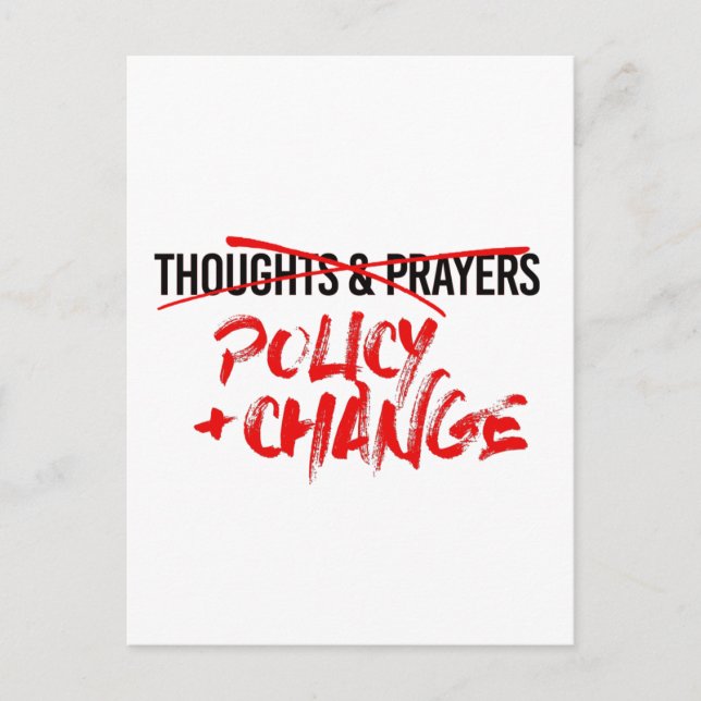 Policy and Change Now Postcard (Front)