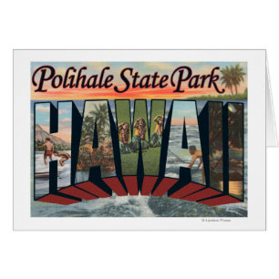 Polihale State Park, Hawaii - Large Letter Scene