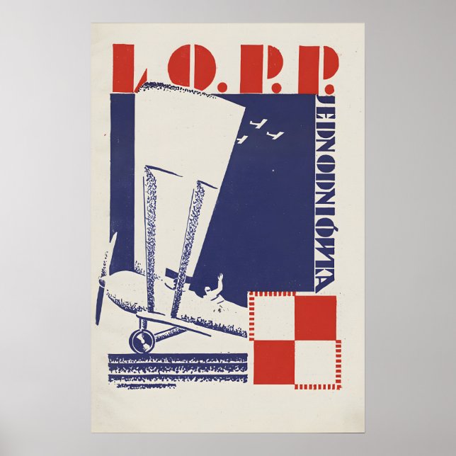 Polish Air Force Poster LOPP Organisation for Air (Front)