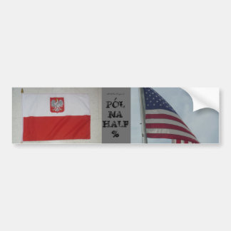Polish American Bumper Sticker
