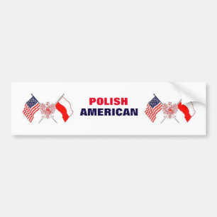 POLISH AMERICAN BUMPER STICKER