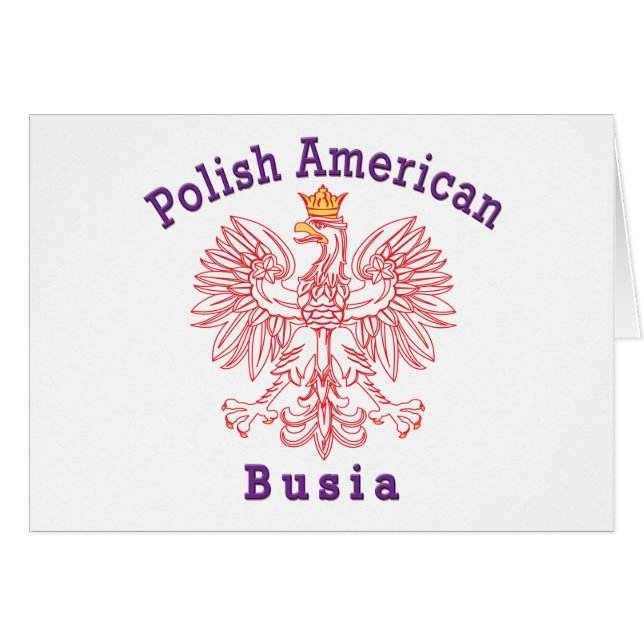Polish American Busia (Front Horizontal)