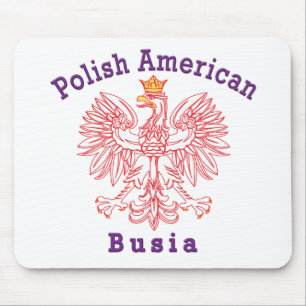 Polish American Busia Mouse Pad