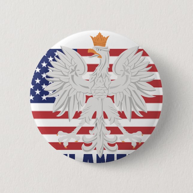 Polish American Button (Front)