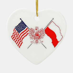 POLISH AMERICAN CERAMIC ORNAMENT