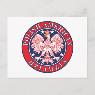 Polish American Dziadzia Postcard