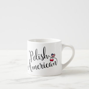 Polish American Entwined Hearts Cup