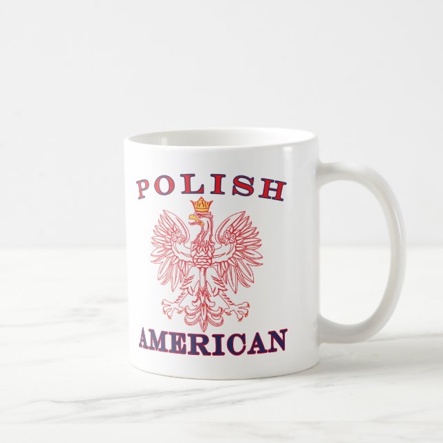 Polish American Red Eagle Coffee Mug (Right)