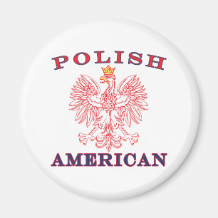 Polish American Red Eagle Magnet