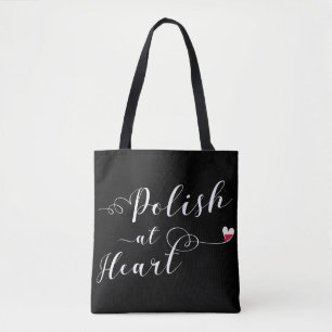 Polish At Heart Grocery Bag, Polish Tote Bag