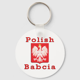 Polish Babcia Eagle Key Ring