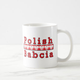 Polish Babcia Eagles Coffee Mug