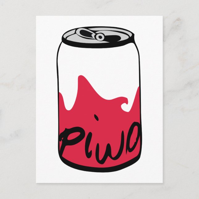 Polish Beer (Piwo) Postcard (Front)