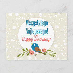 Polish  Birthday card