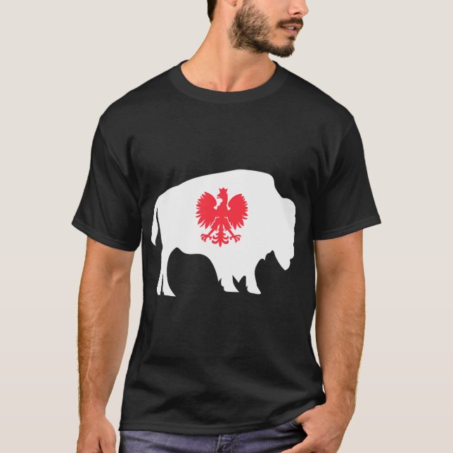 Polish Buffalo Ny Polish American Dyngus Day T-Shirt (Front)