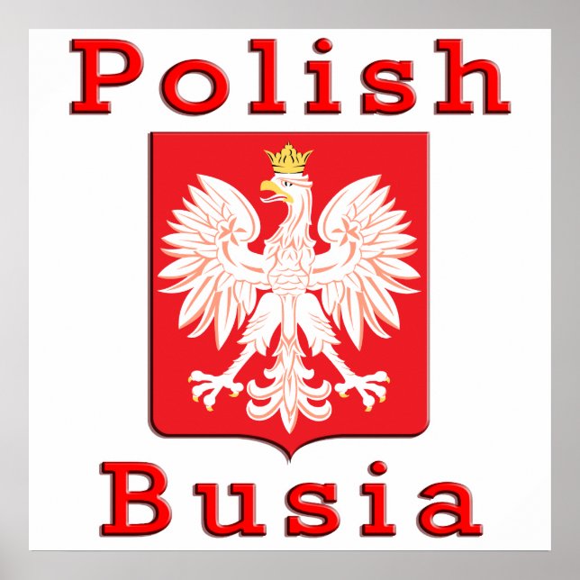 Polish Busia Eagle Poster (Front)