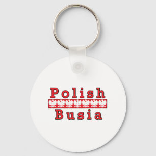Polish Busia Eagles Key Ring