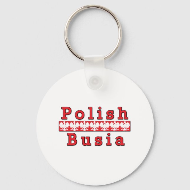 Polish Busia Eagles Key Ring (Front)