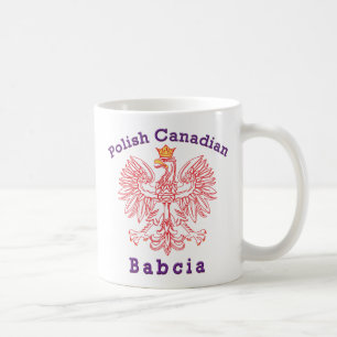 Polish Canadian Eagle Babcia Coffee Mug