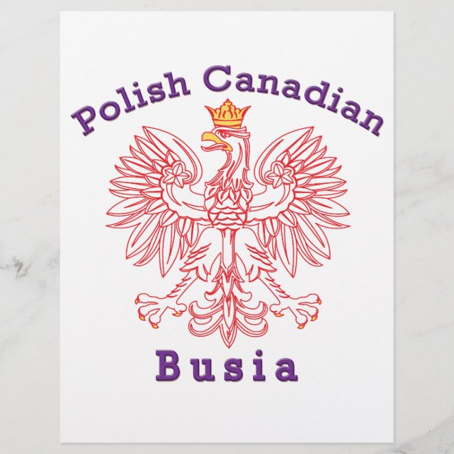 Polish Canadian Eagle Busia (Front)