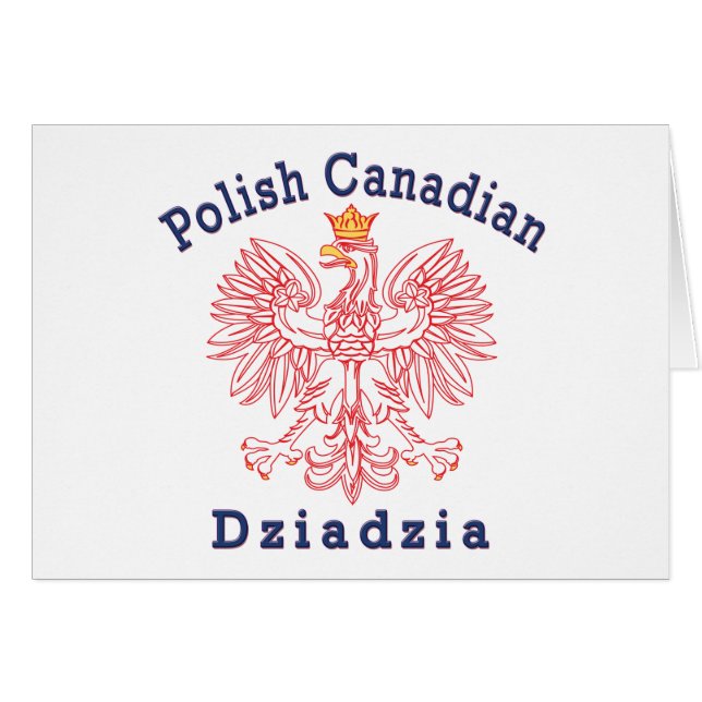 Polish Canadian Eagle Dziadzia (Front Horizontal)