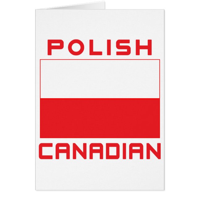 Polish Canadian Poland Flag (Front)