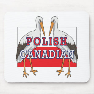 Polish Canadian Stork Mouse Pad