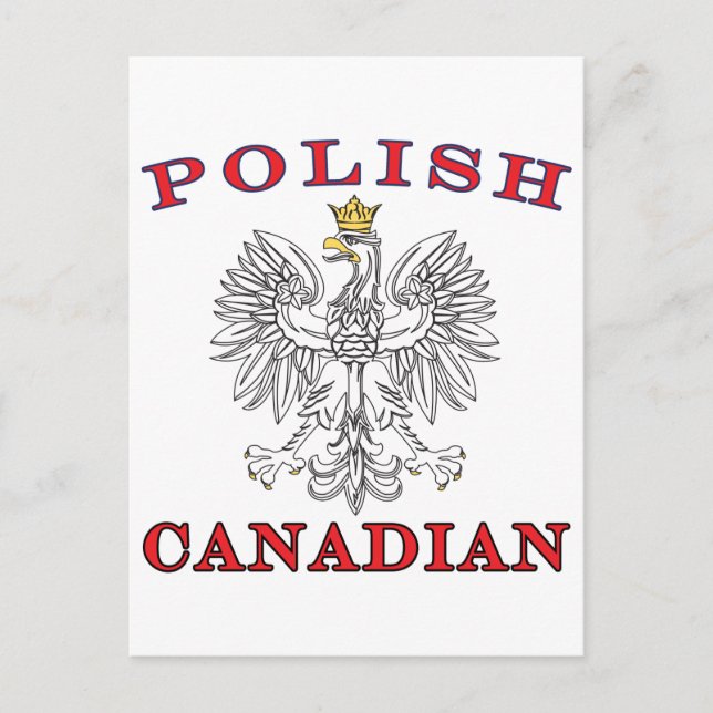Polish Canadian White Eagle Postcard (Front)