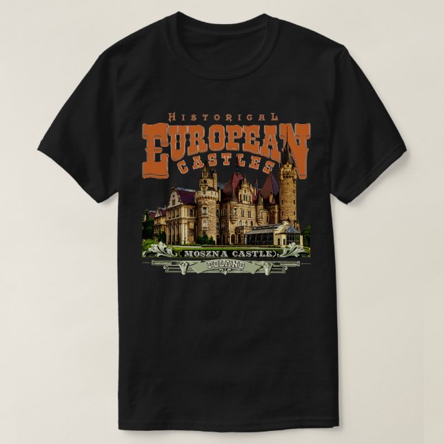 Polish Castles Moszna T-Shirt (Design Front)