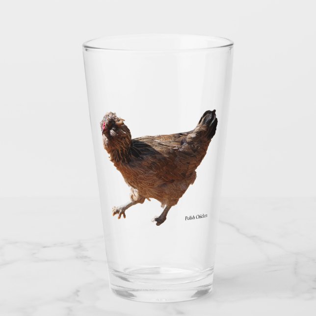 Polish Chicken glass (Front)