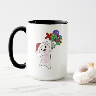 Polish Christmas Snow Winter Animals Polar Bears Mug
