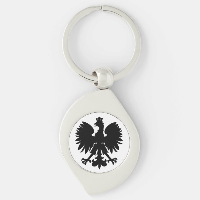Polish Coat of Arms Eagle Key Ring (Front)