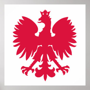 Polish Coat of Arms Eagle Poster
