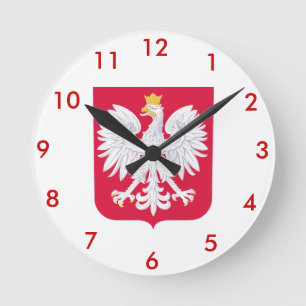 Polish* Coat of Arms Wallclock