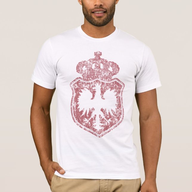 Polish Crest Crown t shirt (Front)