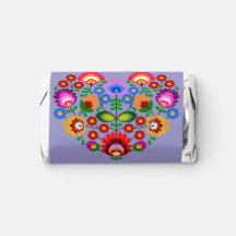 Polish design flowers.