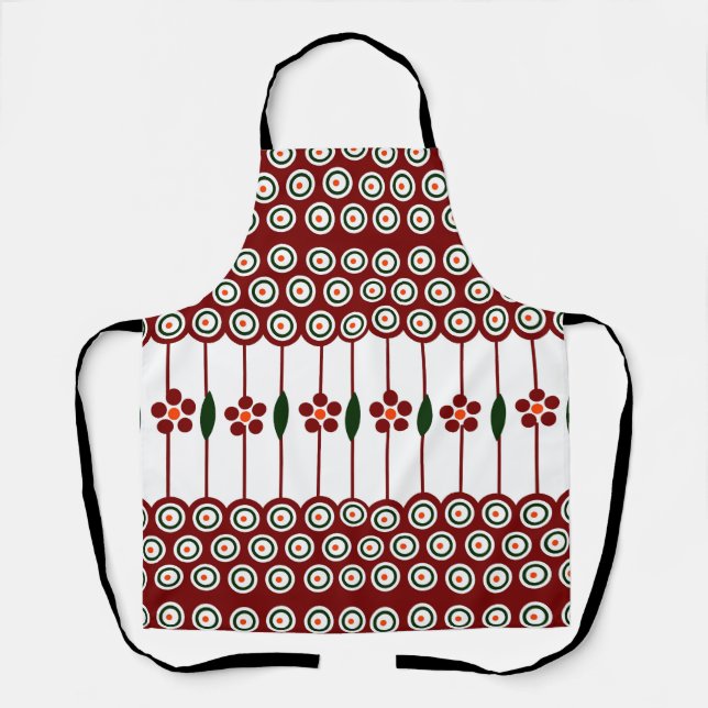Polish design of traditional ceramics apron (Front)
