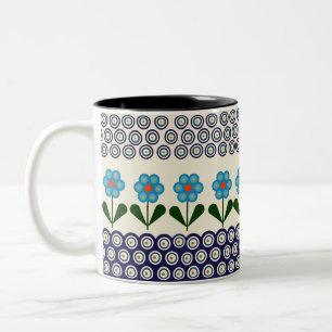 Polish design of traditional ceramics Two-Tone coffee mug