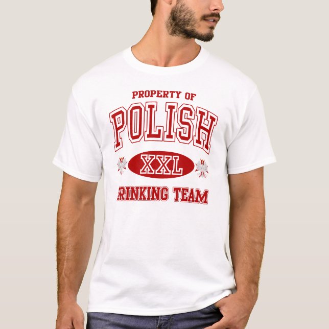 Polish Drinking Team T-Shirt (Front)