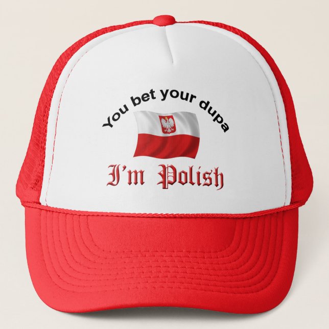 Polish Dupa Trucker Hat (Front)