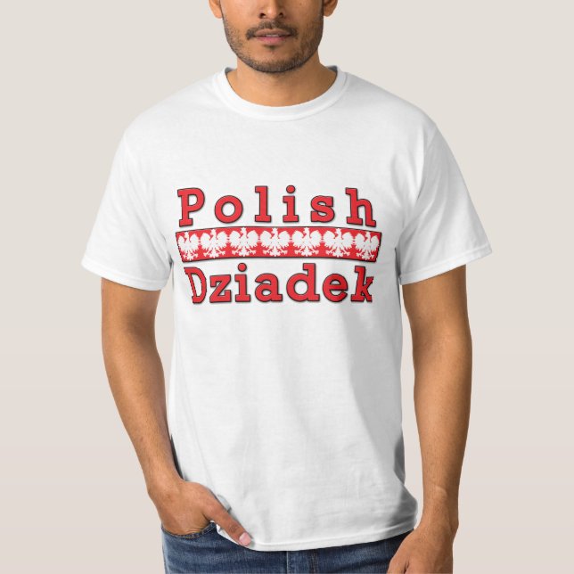 Polish Dziadek Eagles T-Shirt (Front)