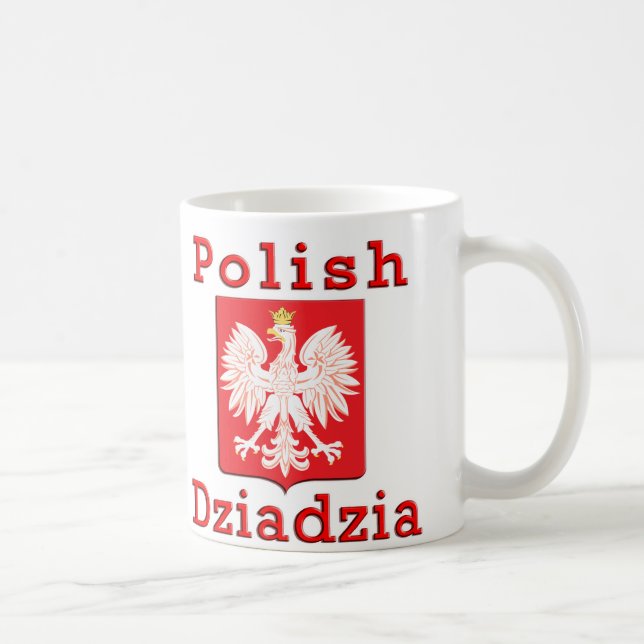 Polish Dziadzia Eagle Coffee Mug (Right)