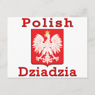 Polish Dziadzia Eagle Postcard